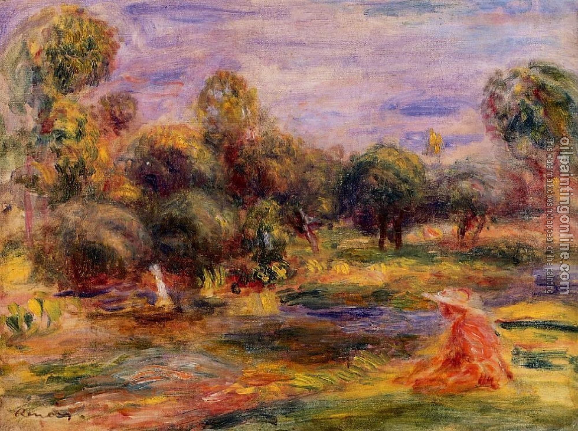 Renoir, Pierre Auguste - Cagnes Landscape